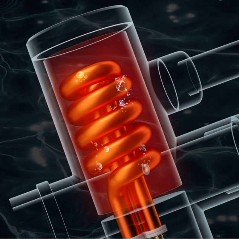 Instant 360° Electric Water Heating Tap for Kitchens and Bathrooms | Shock-Proof Design | Digital Temp° Display | Hot and Cold Water