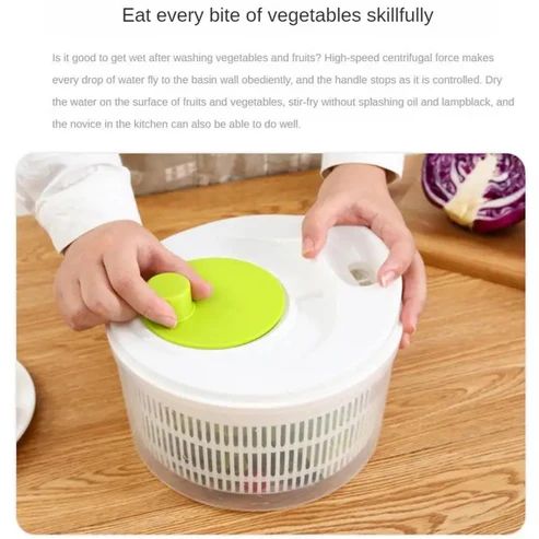 Vegetable Dehydrator Greens Washer Dryer Drainer Crisper Strainer Vegetables Salad Spinner Lettuce Leaf for Washing Drying Lea