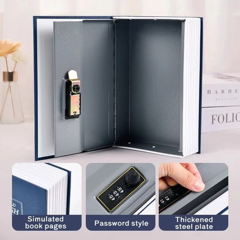 Dictionary Mini Book Safe Security Key Locker Money Hidden Secret Safe Key