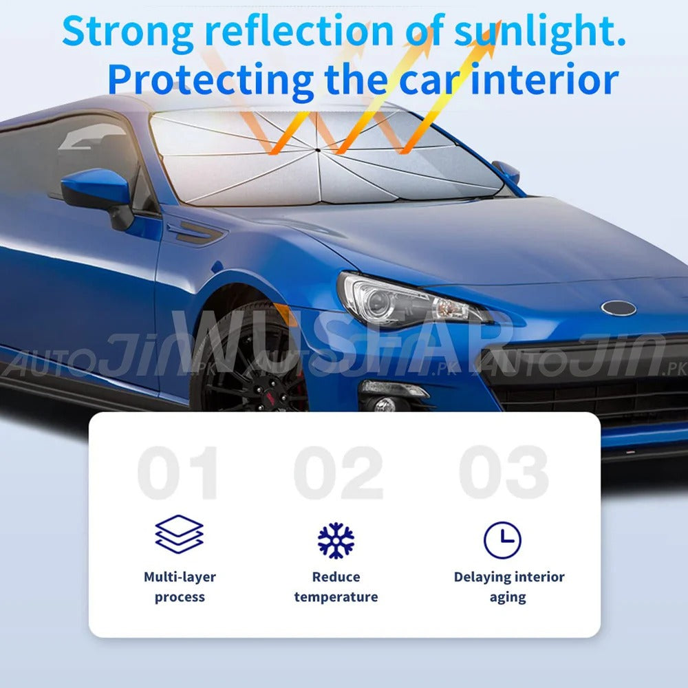 Universal Car Windshield Sun Shade Umbrella Protector